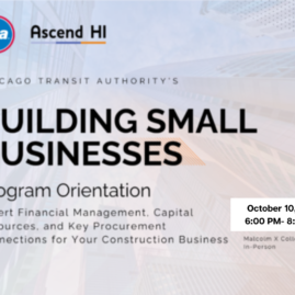 CTA's Building Small Businesses - October Orientation